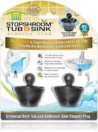 stopshroom tub 2 pack universal stopper