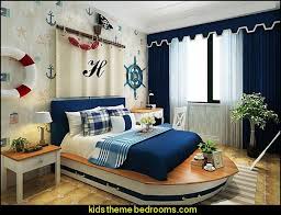Children 27s Room Wallpaper Boat Bed Jpg 604 463 Nautical Bedroom Nautical Decor Bedroom Boys Room Wallpaper