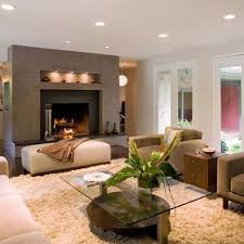 Use Existing Fireplace Add Gas Firebox Dark Quartz Around Drywall The Rest Hearth Area W Contemporary Fireplace Living Room New York Living Room Interior