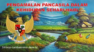 Seterusnya, alam sekitar yang bersih juga akan dapat memberi kita kehidupan yang sihat dan tenteram. Contoh Pengamalan Pancasila Dalam Kehidupan Sehari Hari Sitirejo Tambakromo