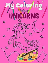 Unicorn animal coloring pages #2. My Coloring Unique Unicorns Unicorn Friends And Other Cute Baby Animals Coloring Pages For Kids Toddlers Preschool Unicorn Coloring Book For Kids Ages 4 8 Us And Uk Version By Publication Th