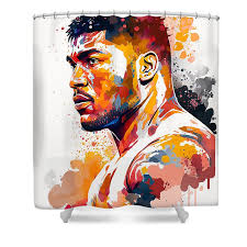 Anthony Joshua Tapestry by Dieu Vuong Kha