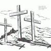 Fun interactive printable religious christian easter coloring pages for kids to color online. 1