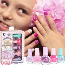 Nail Polish Set Little Girls Manicure Set Geyiie Kids Nail Polish Set For  Girls, Nail Salon
