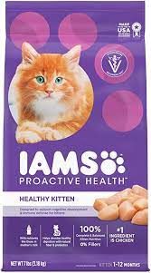 Vaccinations for rhinotracheitis, calcivirus, panleukopenia and chlamydia. Amazon Com Iams Proactive Health Healthy Kitten Dry Cat Food With Fish Oil And Chicken 7 Lb Bag Pet Supplies