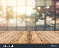 Wooden Board Empty Table In Front Of Blurred Background Perspective Brown Wood Over Blur In Coffee Shop Can Be Used For Displ Wooden Board Wooden Brown Wood