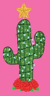 And boy do i sure the christmas cactus is doing her thing in spectacular fashion! Adrianainla Cute Christmas Wallpaper Christmas Canvas Christmas Postcard