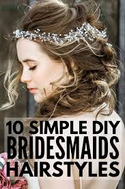 Ahead, 40 bridesmaid's hairstyles and ideas for short, long, curly, textured, straight, and wavy hair types that you'll actually want to wear to a wedding. 10 Easy Bridesmaid Hairstyles For Long Hair Meraki Lane