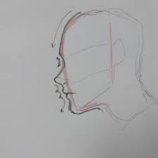 Zeichnen Von Gesichtern Mit Graphitstiften Gesichtern Graphitstiften Zeichn Drawing Tips Profile Drawing Sketches