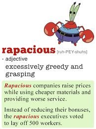 Word Of The Day Rapacious Writing Words English Words Words