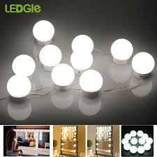 Twist a wire nut on to secure them. Led Backlit Mirror Light Bulb Hollywood Vanity Lights 6 10 12 Bulbs Kit For Dressing Table Desk With Usb Cosmetic Makeup Lamp Vanity Lights Aliexpress