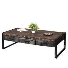 The frame is hand welded out of. Philadelphia Rustic Mango Wood 3 Drawer Industrial Coffee Table