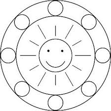 Kindergarten Mandalas Fur Kindergartenkinder Zum Ausdrucken Geometrisches Mandala Tattoo Einfaches Mandala Geometrisches Mandala