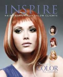 Books with hairstyles and haircuts, including Inspire Quarterly Volumes