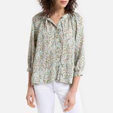 Accédez aux dernières tendances avec notre sélection pour femme, homme et enfant. Printed Grandad Collar Blouse Printed See U Soon La Redoute