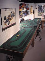 My Dad Built An Awesome Slot Car Track With My Uncles Back In The 80 S Good Times Slot Car Tracks Slot Cars Ho Slot Cars