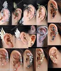 How To Wear Ear Cuffs From Claire S Google Search Dragon Ear Cuffs Ear Cuff Gold Bar Earrings Studs