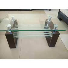 This clear glass table top is made from the finest quality furniture glass. Wooden Rectangular Glass Top Teapoy Table Ideal Id 12180495630