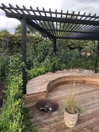 Rund Trae Terrasse Terrasse Trae Gardhave