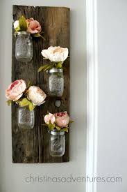Add A Rustic Touch To Your Home With Masonjars And Wood Mason Jar Crafts Diy Mason Jar Diy Mason Jar Holder
