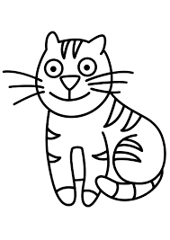 They are known for their playful nature, their loud meows and sparkling eyes as well as for being adorable playmates to. Coloring Book For A Kid With A Cat Razukraski Com