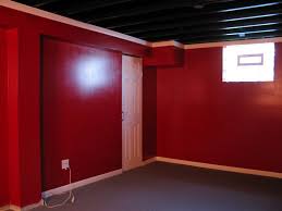 Black Ceiling Color Wall Terrrrribe Trim Basement Ceiling Painted Black Ceiling Basement Ceiling