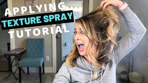 Using Texture Spray On Your Hair How To Apply Texture Spray The Benefits Final Results Youtube