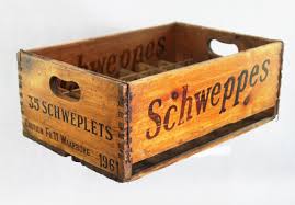 Schweppes Schweplets Holzkiste Getrankekiste 1961 Holzkisten Kiste Flaschenkiste