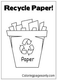 Recycling coloring pages are a fun way for kids of all ages to develop creativity, focus, motor skills and color recognition. Paper Recycling Bin Coloring Pages Nature Seasons Coloring Pages Coloring Pages For Kids And Adults