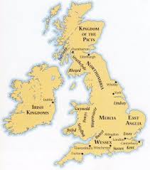 British Isles At The Time Of Alfred The Great Parts Of Romanized England Were Christianized Since Apostolic Saxon History Alfred The Great Anglo Saxon History