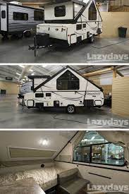 Start Glamping With The Brand New 2018 Forest River Flagstaff Hardside For Sale At Lazydays Rv A Frame Camper Travel Trailers For Sale Small Camper Trailers