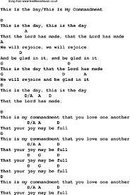 This Is The Day Chord Chart Worship Chords Gospel Song Lyrics Ukulele Worship Songs