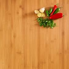 The improvements in the kitchen are closely related to the dining room furniture and fixtures. Caramel Bamboo Worktops Solid Wood Kitchen Cabinets