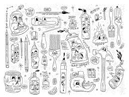 Tattoo stencil ink 4 fl oz for inkjet printer makes up to 3000 stencils. Tattoo Flash On Behance