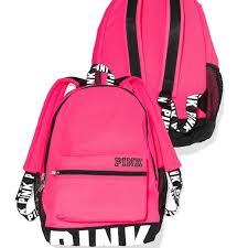 Victoria Secret S Book Bag Pink Backpack Victoria Secret Campus Backpack Pink Pink Backpack