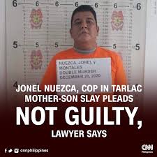 The daughter of jonel nuezca will undergo counseling. Cnn Philippines On Twitter Jonel Nuezca The Police Officer Who Fatally Shot His Neighbors Sonya And Frank Anthony Gregorio In Tarlac Has Pleaded Not Guilty To Murder Charges Filed Against Him According
