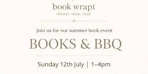 Book wrapt books and BBQ