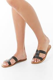 Build your forever wardrobe with the latest msgm flip flops now at farfetch. Forever 21 Cutout Flat Sandals Black Black Sandals Sandals Faux Leather Flats