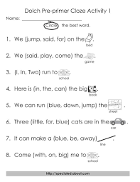 The vocabulary words in these lists will appear in the spelling tests of spellquiz. 12 Worksheets To Help Young Students Learn Dolch High Frequency Words Cloze Activity Sight Word Worksheets Dolch Words