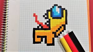 Select the image you need to convert and upload it from your device storage or sync from your cloud storage. Como Dibujar Al Impostor De Among Us Pixel Art Youtube