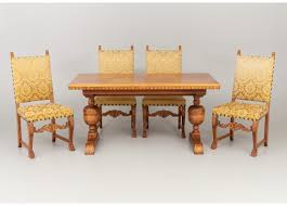 A traditional dining table set inspired by the farmhouse antique furniture look. Antique Dining Room Sets RumsiskiÅ³ Baldai