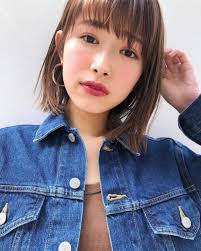 前髪ぱっつん ボブが大人可愛い 若見えが叶うおしゃれなヘアスタイル特集 folk 前髪ぱっつん ボブ ぱっつんボブ 前髪ぱっつん