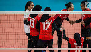 Berikut highlight pertandingan ganda putri voli pantai indonesia melawan chinese taipei yang berlangsung di palembang Foto Meski Kalah Tim Voli Putri Indonesia Tetap Lolos Ke Perempat Final Asian Games Liputan6 Com