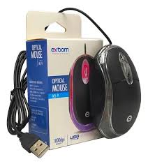 Mouse com fio exbom