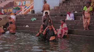 India bathing in the Ganges