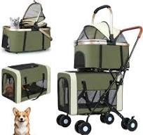 Amazon.com: Double Pet Stroller for Dogs and Cats: Dog ...