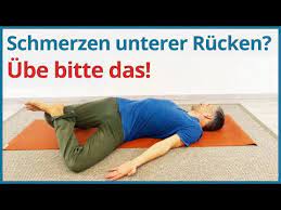 Durch zu langes sitzen oder erst dann, wenn die schmerzen zu stark werden und keine eigenständige übung helfen kann, solltest du die bewegung vorerst einstellen und einen. Hast Du Schmerzen Im Unteren Rucken Ube Bitte Das Youtube