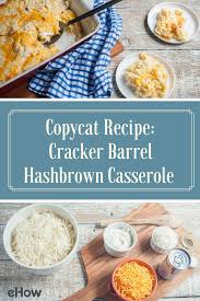 Copycat Recipe Cracker Barrel Hashbrown Casserole Ehow Com Recipes Copycat Recipes Egg Recipes For Breakfast