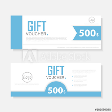 The templates are available in.doc and.pdf formats. Blue Gift Voucher Template With Colorful Pattern Cute Gift Voucher Certificate Coupon Design Template Collection Gift Certificate Business Card Banner Calling Card Poster Vector Illustration Stock Vector Adobe Stock
