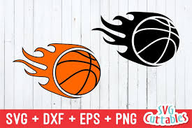 Download Basketball Svg Basketball Flames 68839 Cut Files Design Bundles
